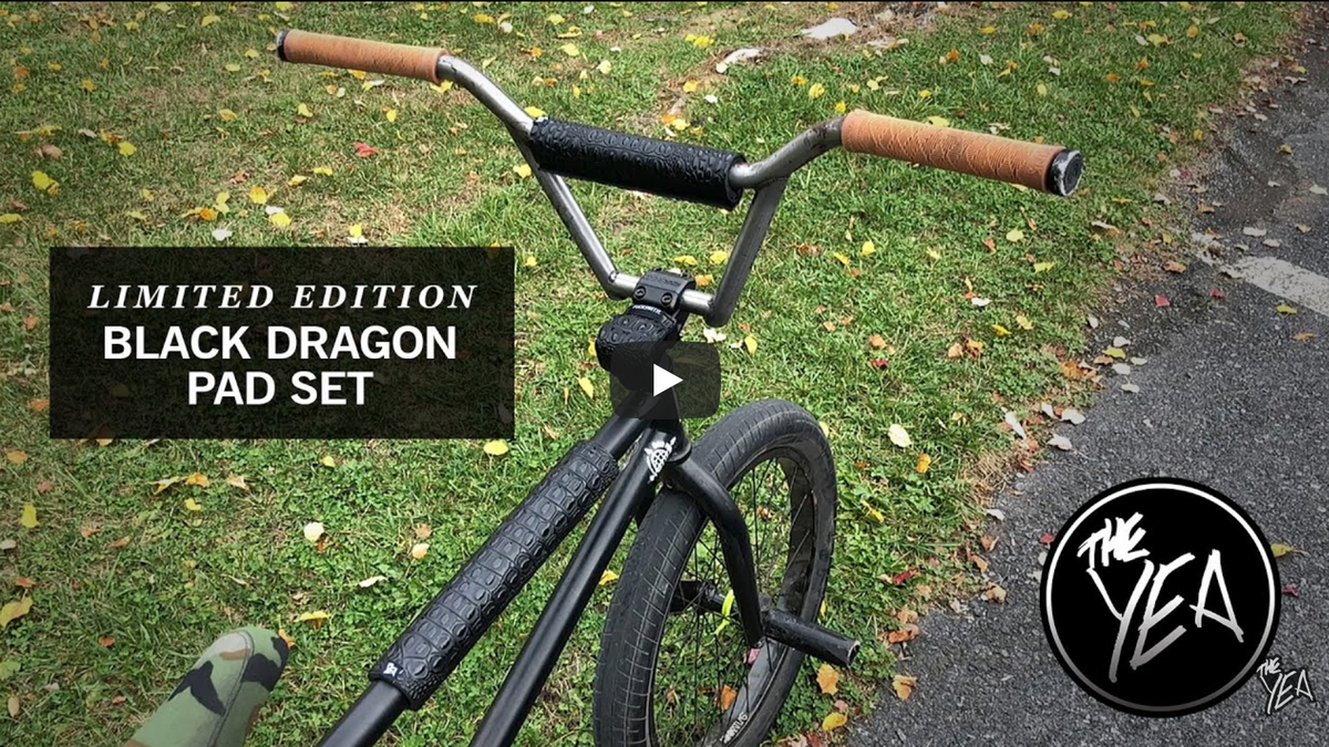 Black Dragon & Yella BMX Pad Sets