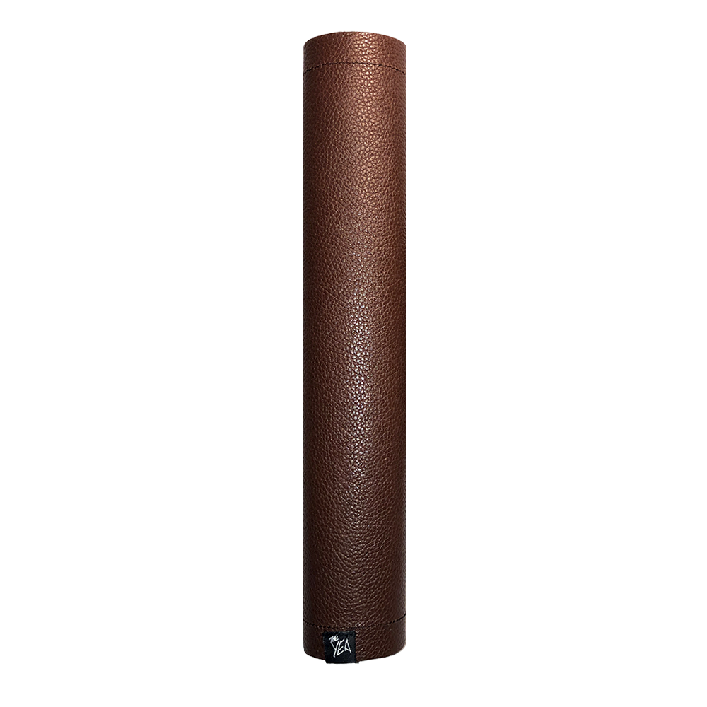 BROWN LEATHER TOP TUBE PAD