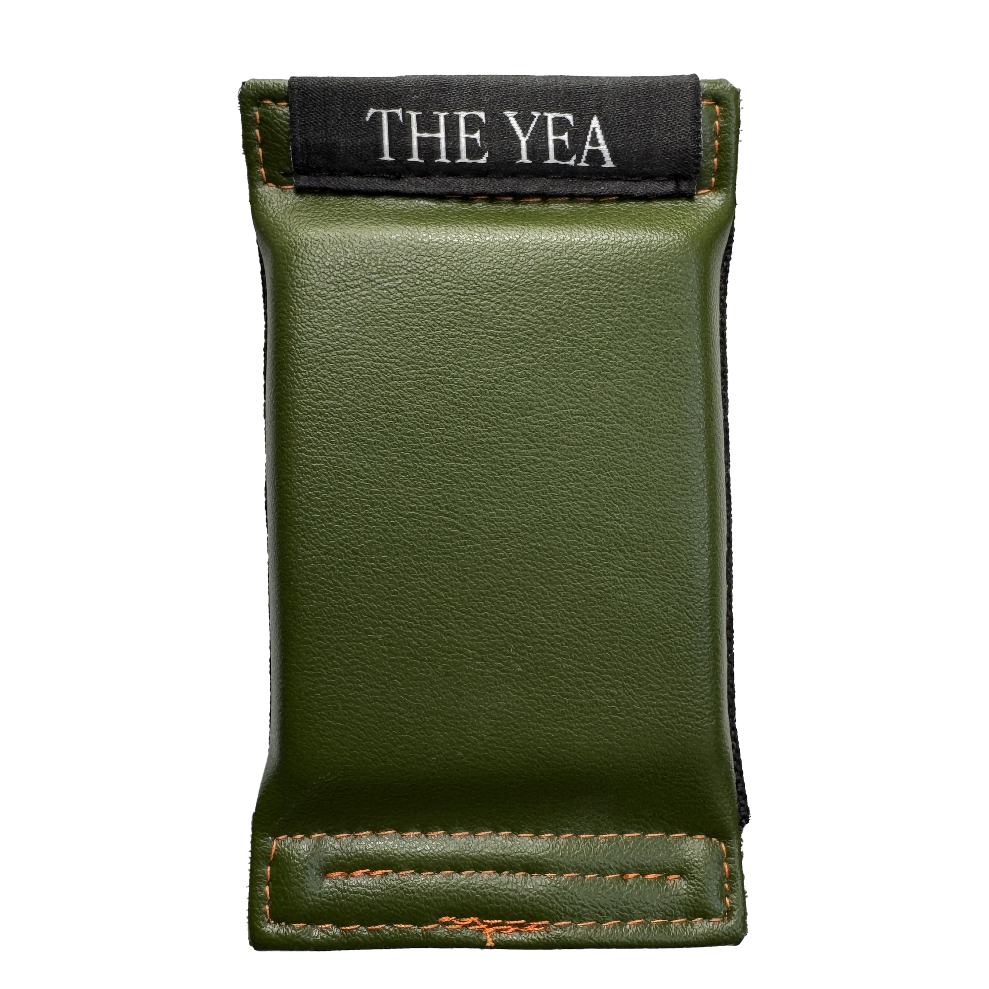 Cactus Green leather Stembuddy flat front