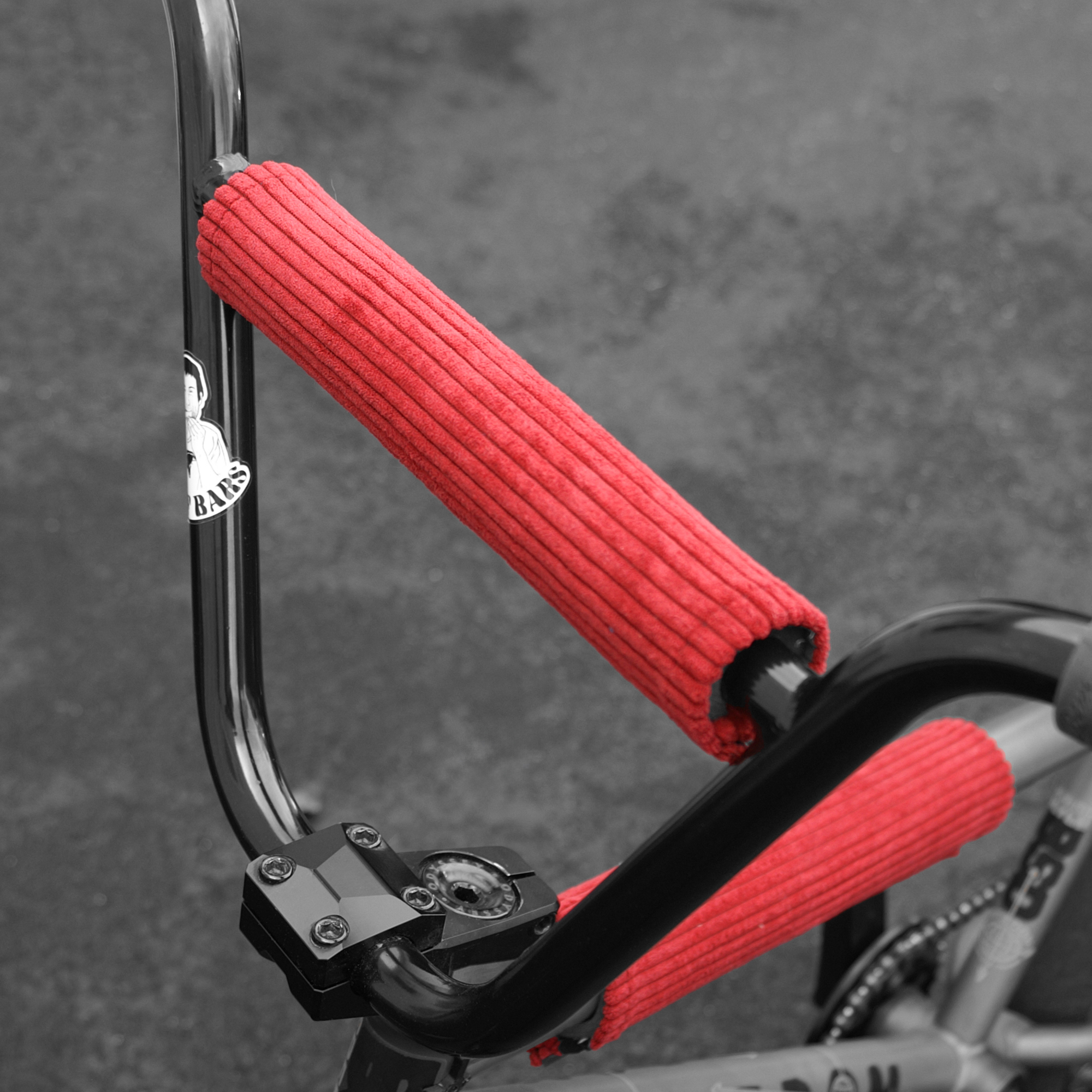 Red Corduroy CROSSBAR PAD