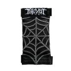 Silver on BLACK LEATHER Spiderweb STEMBUDDY™