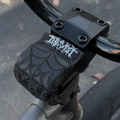 Black on BLACK LEATHER Spiderweb STEMBUDDY™